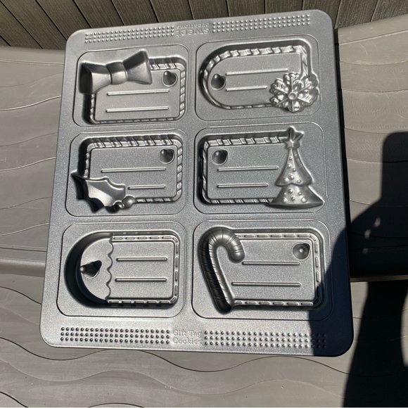 Holiday Cookie Molds Sweet Creations Good Cook Christmas Gift Tag Shape 6 Design - Picture 1 of 8